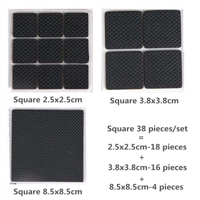 1 lot Chair Table Leg Gasket Door Toilet Anti-collision Sticker Furniture Stool Legs Soft  Protection Pad Can Be Cut At Will