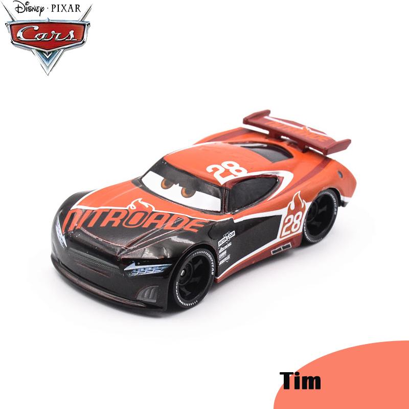 Disney Pixar Cars Lightning McQueen Black Storm Jackson Cruz Matt Klassische Autos Legierungsauto Spielzeug Kinderspielzeug Geschenke