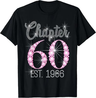 Chapter 60 EST 1966 Happy 60Th Birthday Gift T-Shirt Unisex T-Shirt