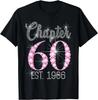 Chapter 60 EST 1966 Happy 60Th Birthday Gift T-Shirt Unisex T-Shirt