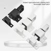 Impacts Activated Self Closing Spring Door Latches Easy Installation Aluminum Auto Locking Door Bolt for Enhances  Security