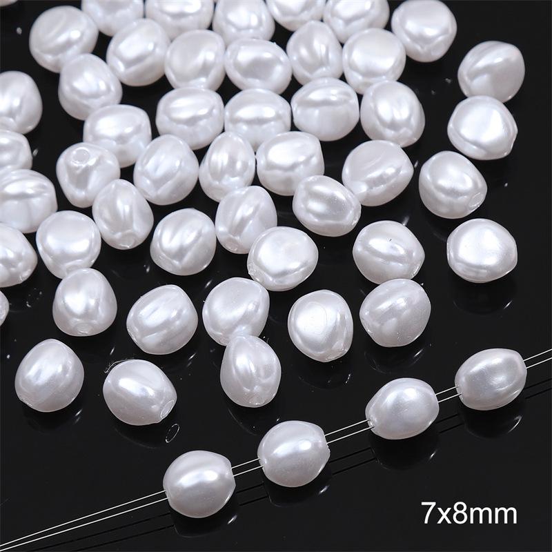 DIY Kit: High-Gloss Irregular Imitation Pearl Jewelry Accessories for Bracelets, Pendants, and Headdresses.