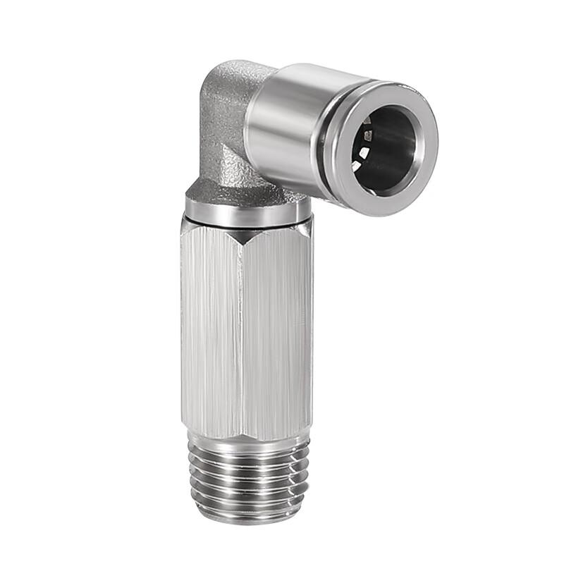 304 Stainless Steel L-Type Air Pipe Quick Connector