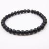 Red Agate Crystal Bracelet: Simple Round Beads, Couple Style Hand Jewelry