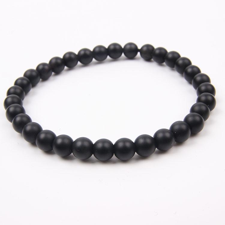 Red Agate Crystal Bracelet: Simple Round Beads, Couple Style Hand Jewelry