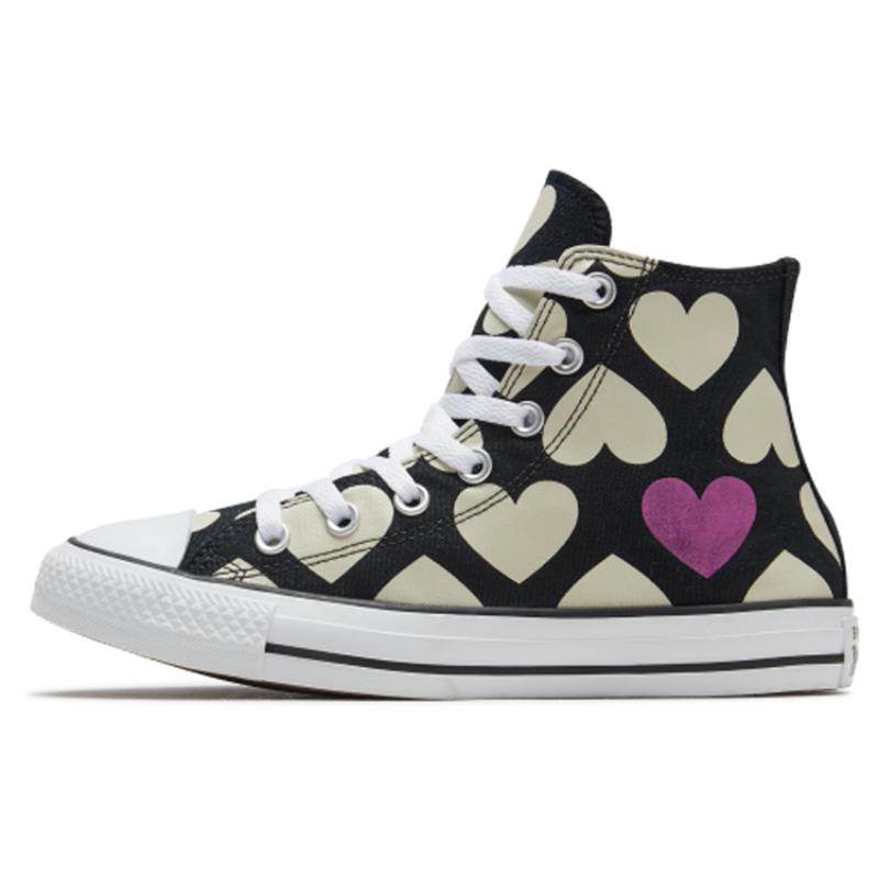 

Converse Chuck Taylor All Star Hi Модный Комфорт Нескользящие Износостойкие Легкие Эспадрильи Хай-Топ Женские Черные 35