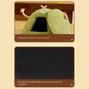 Cartoon Theme Pet Bed Warm Shelter House For Dog Cats With Semi Enclosed Design Cold Weather Pet Cave Home Decoration