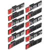3D ABS For S3 S4 S5 S6 S7 S8 SQ3 SQ5 SQ7 SQ8 W12 V6 V8 Bil RS3 RS4 RS5 RS6 RS7 RS8 Logo Hette Frontgrill Emblemer Dekorasjon