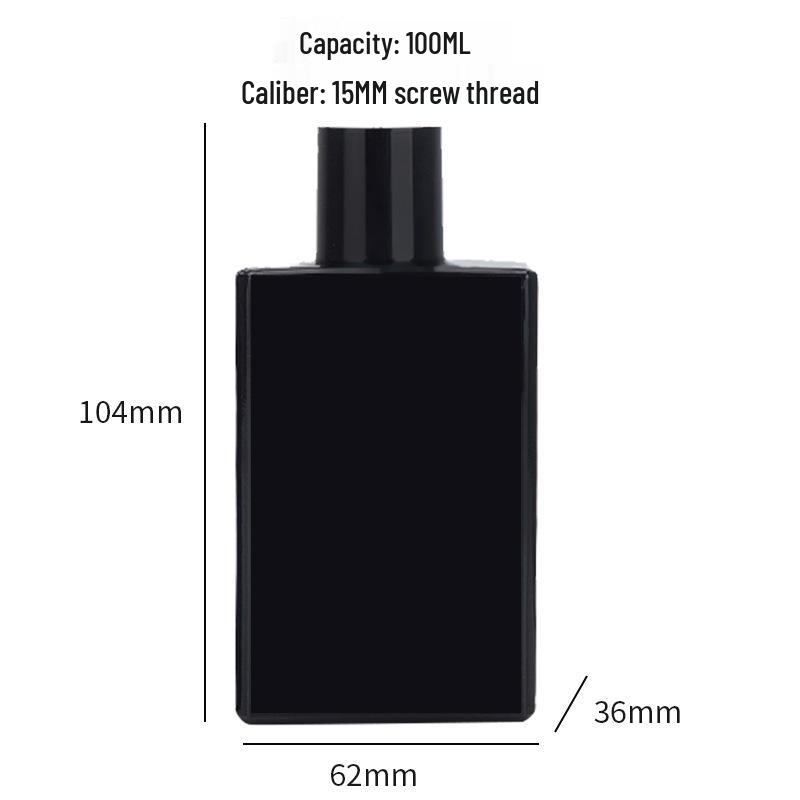 High-Quality Bayonet Glass Perfume Bottle with Thickened Design and Press Spray