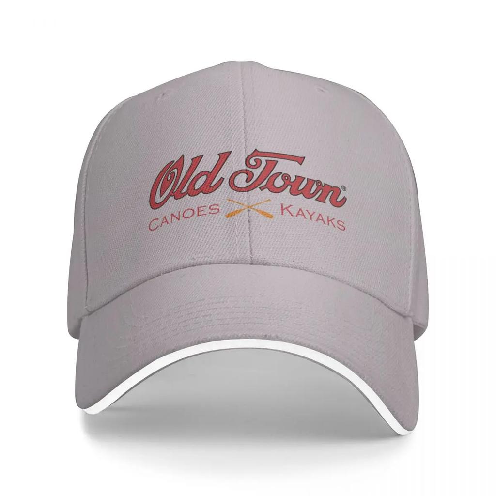 Old Town Canoe and Kayak Baseball Cap Golf Hat Man Black All Seasons Breathable Hat Women Beach Fashion Men