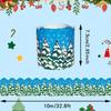 Paper Decorative Stickers No Adhesive Bulletin Board Border New Stickers  Christmas