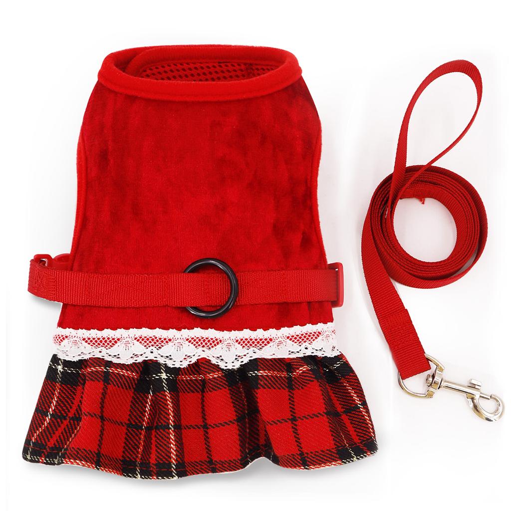 A Rabbit Chest Strap Set Dress Style Traction Rope Outdoor Cat, Dog, and Pig Universal Pet Supplies