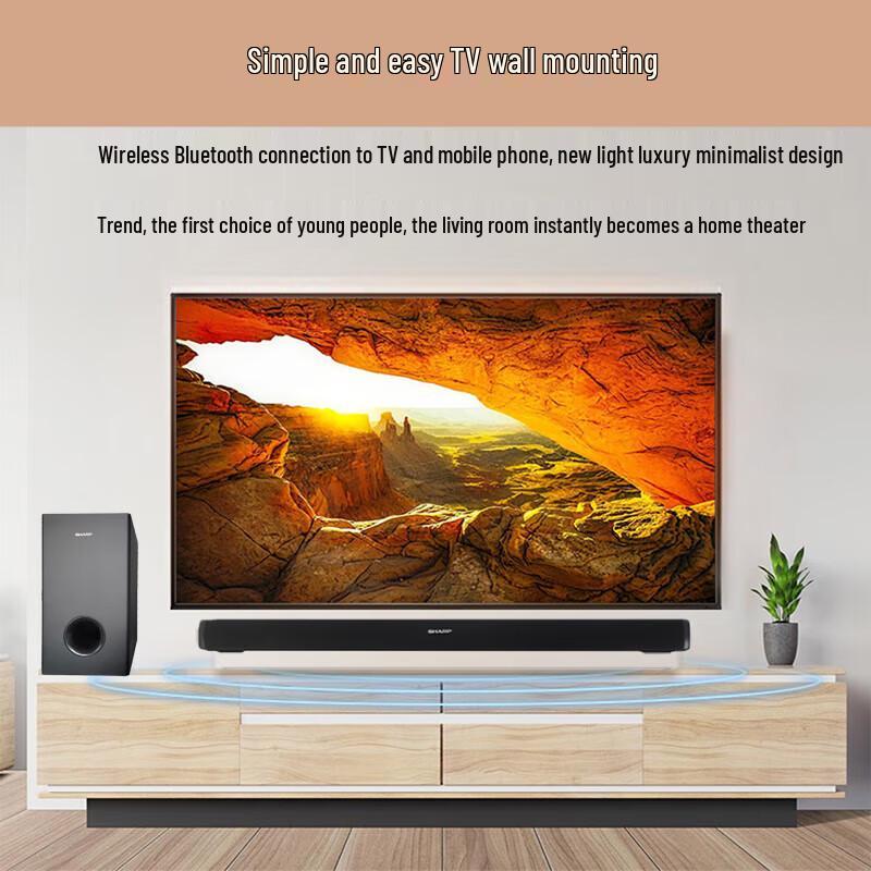 Sharp SB40H3 Bluetooth Soundbar with Subwoofer
