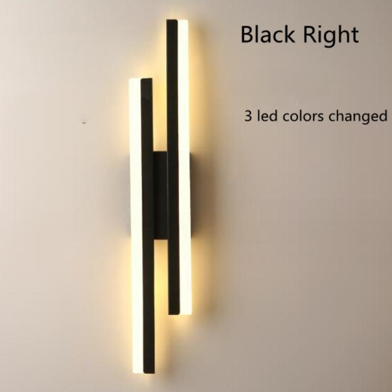 

Светодиодный настенный светильник для спальни, настенные бра, медная труба, акриловый абажур, внутреннее освещение для гостиной, коридора, светильник Tri-color