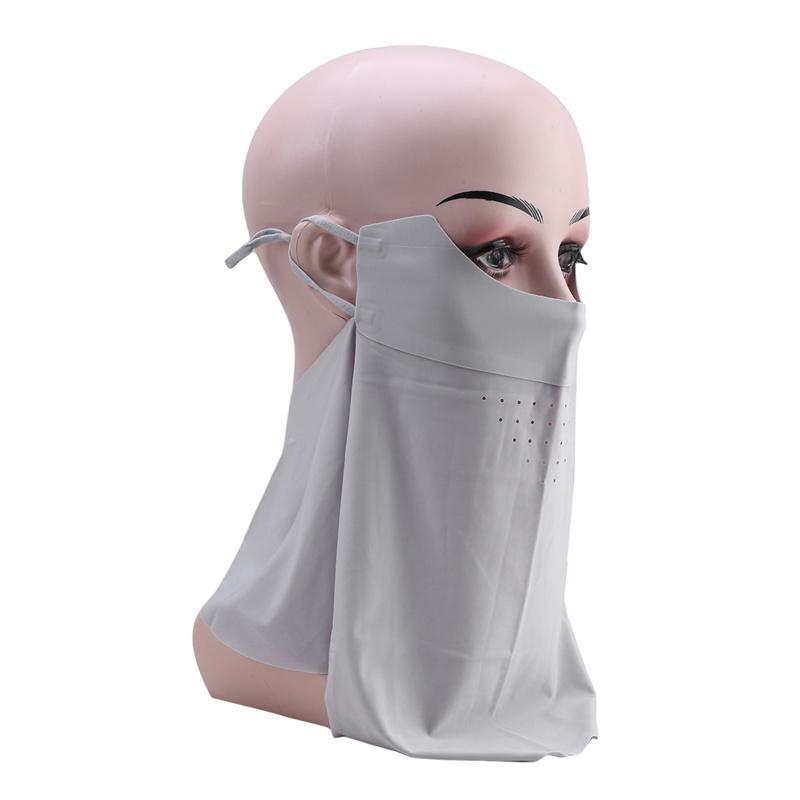 Traceless Sunscreen Mask DetachableIce Silk Mask Summer Breathable Thin Cover Face