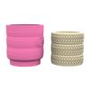 Elegant Tyre Sturdy Silicone Mould Portable for Resin and Clay Creative Flower Pots Pen Holder Cast Craft Supplies