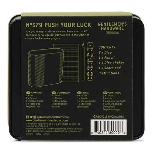Gentlemen's Hardware Game (Push Your Luck)