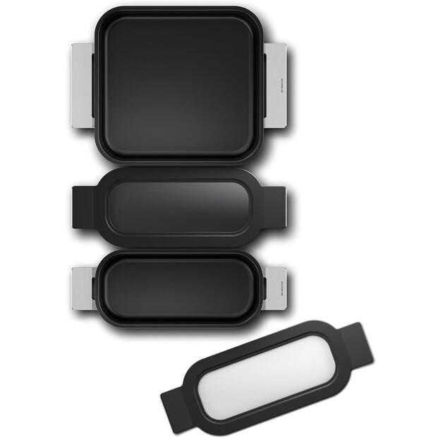 Set of BSH HZ9FF030 Roasting Pans, 3 Pieces (17007155)