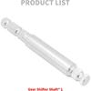 Inner Steel Shifter Lever Shaft fits for Harley Touring Road King Electra Glide Street Glide 1984-2016 Replace for 33709-82A Chrome