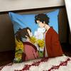 SSamurai CChamploo Anime Cushion Cover Reversible Soft Durable Pillow Cover Home  Car MultiScene Use for Daily Comfort