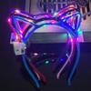 10/20/30pcs Girl Women Led Glow Cat Bunny Ear Hairband Light Up Flash Headband Glow In the Dark Birthday Wedding Party Supply
