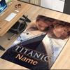 Custom Name Titanic Printed Carpet, for Office Chair Living Room Bedroom Kitchen Room Decor Gifts.