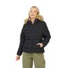 BRAVE SOUL Womens/Ladies Short Quilted Detachable Hood Padded Jacket