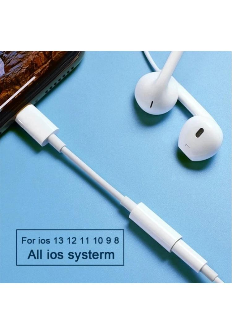

Адаптер для наушников Lighting для iPhone 11 12 13 14 Pro Max 12Mini SE 2020 XS XR X 8 7 + IOS на 3,5 мм разъем AUX аудиокабель