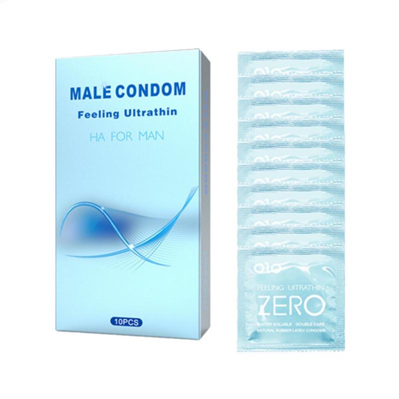 OLO Blue Ultra-Thin Hyaluronic Acid Condoms - English Version