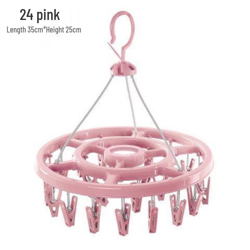 Multi-Clip Clothes Drying Hanger