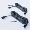 2 Pcs Parking Sensors Extension Cord Parktronic Backup Radar 2 Pin Cable Line Kit for Car Auto Vehicle