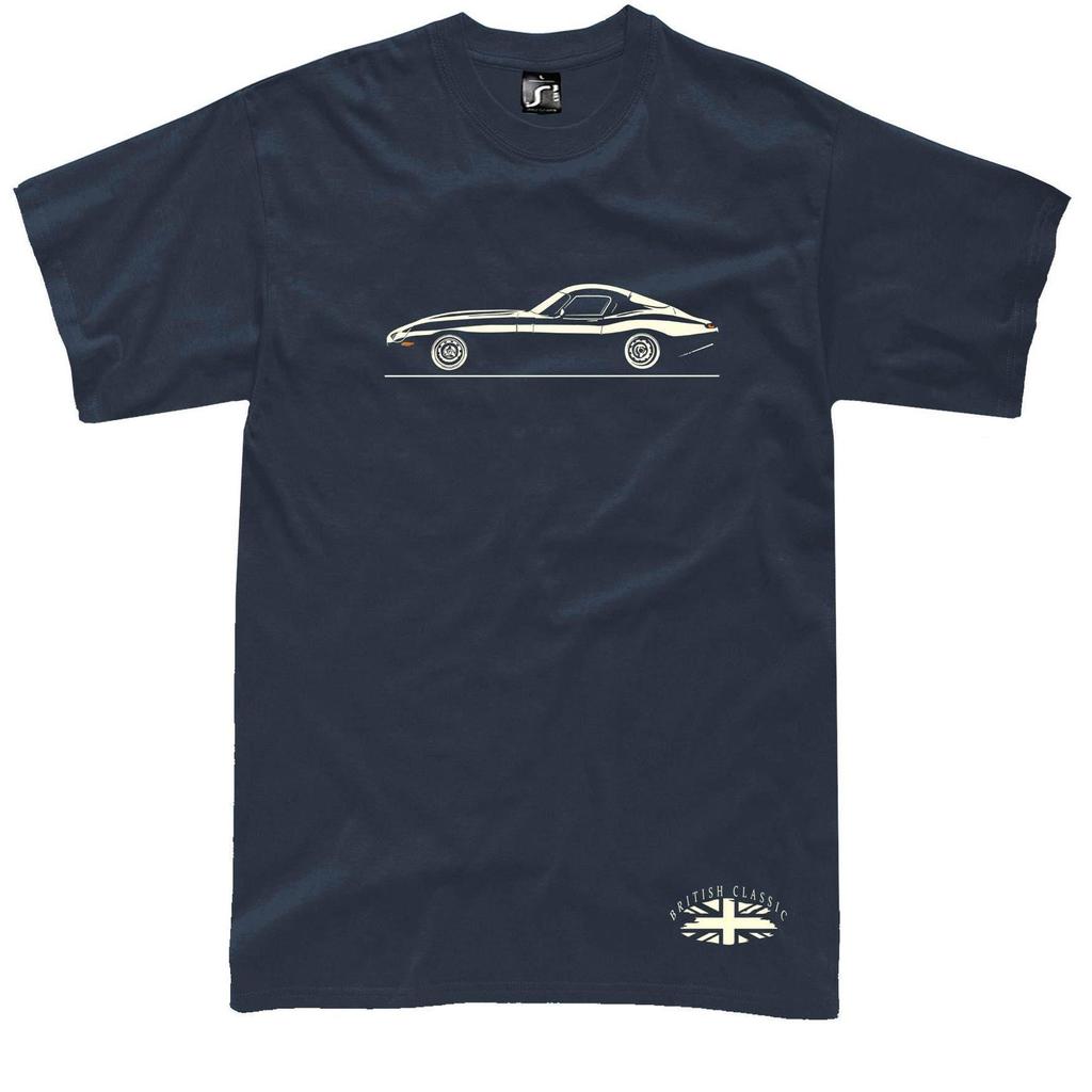 Jag E Type coupe t-shirt classic british car