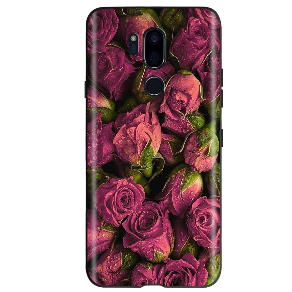 For LG G7 ThinQ Case G710 LM-G710 Cute Cat Butterfly Shockproof Soft Silicone Phone Case For LG G7 ThinQ Back Cover 6.53'' Coque