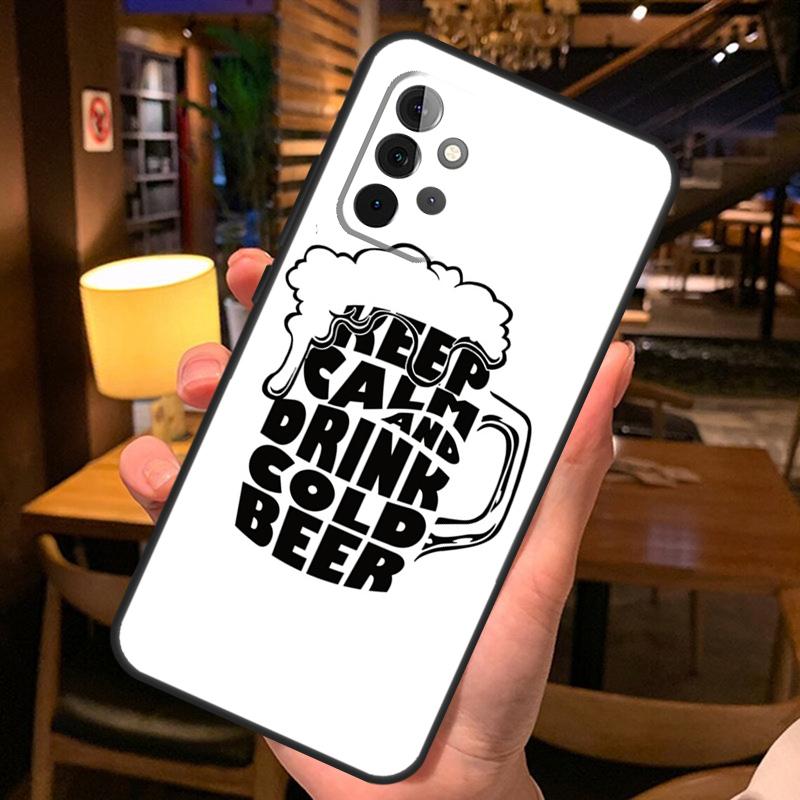 

Men Drink Beer Case For Samsung Galaxy A54 A34 A14 A52 A32 A12 A13 A33 A53 A15 A16 A36 A56 A26 A06 A35 A55 Samsung A54 5G