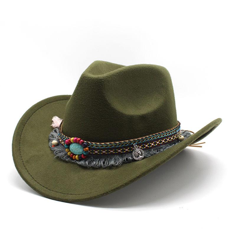 Western Cowboy Hat With Sun Protection For Men Women Bohemian Style