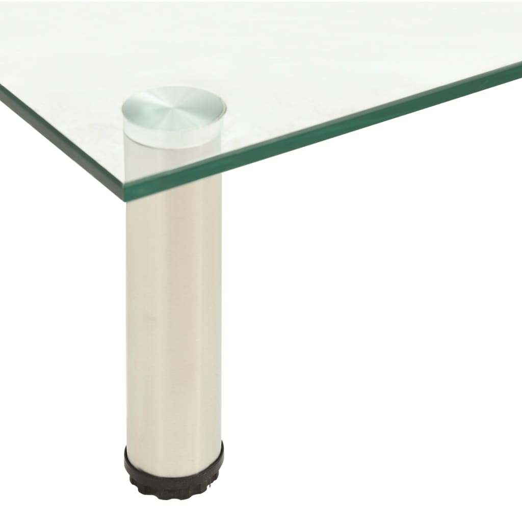Soporte de TV 40 x 35 x 17 cm Vidrio Templado Transparente