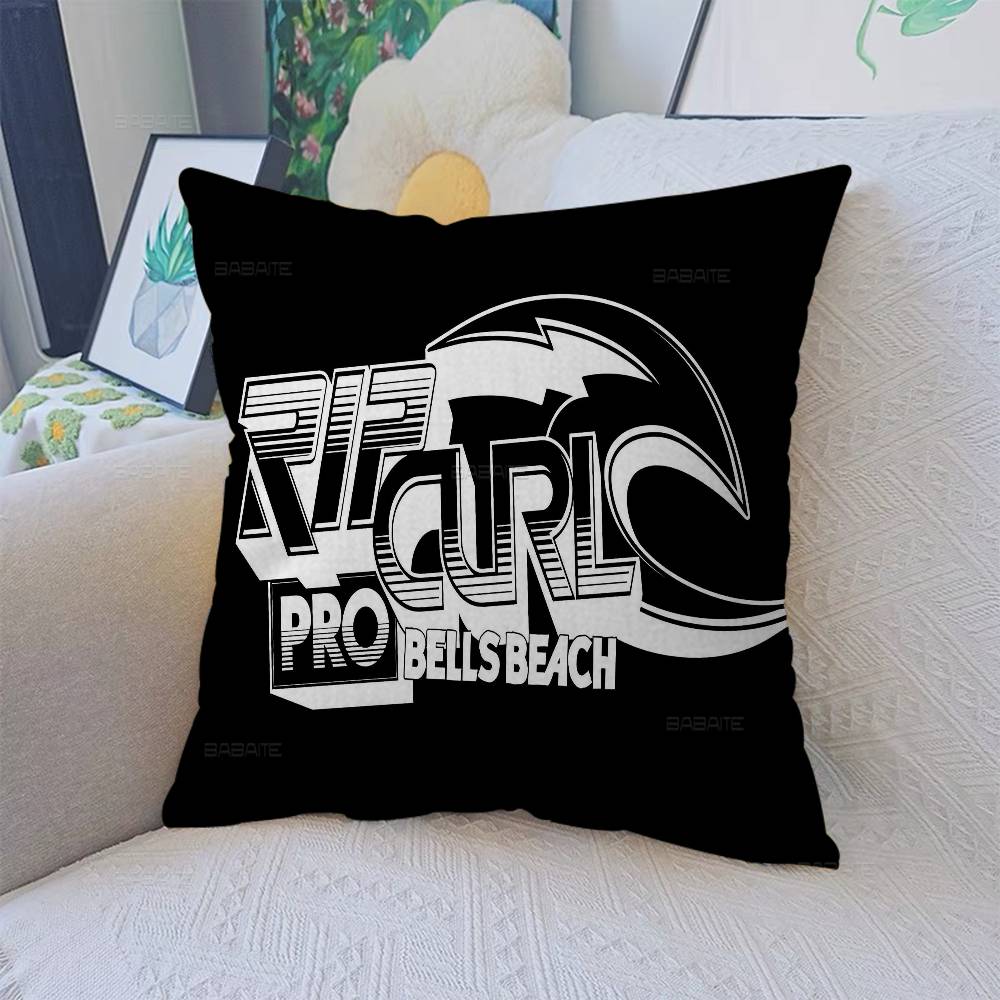 

R-Rip C-Curl Logo Pillow Covers Cartoon Sofa Decorative Home Double-sided Printing Short Plush Cute Cushion Cover 12x12Inch