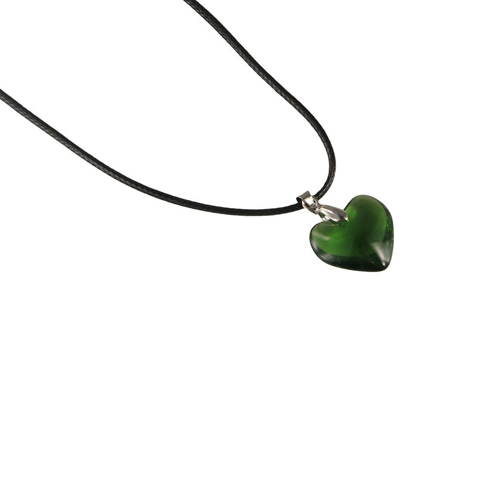 Punk Heart Crystal Necklace Vintage Heart Necklaces Choker Red Heart Pendant Jewelry Accessories