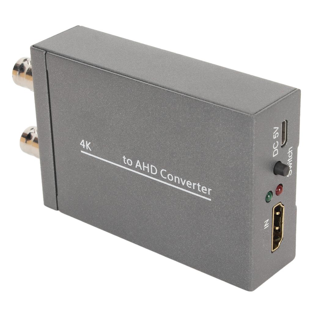 HD Multimedia Interface to AHD Converter 4K 1080P 1 in 2 Out Coaxial Conversion Loop Output Adapter