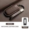 Leather Car Remote Key Case Cover for GAC Trumpchi GS3 GS4 GS5 GM8 GA3 GA4 GA6 SGS7 Empow J11 J12 J13 Car Key Fob Shell Keychain