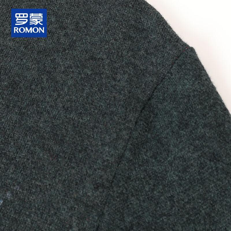 ROMON Men's 100% Pure Wool V-Neck Sweater