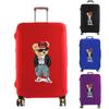 Luggage Cover Suitcase Protector Thicken Elasticity Dust Covered Anti-scratch Protective Case 18-32 Inch Trolley Set Jacket Bear