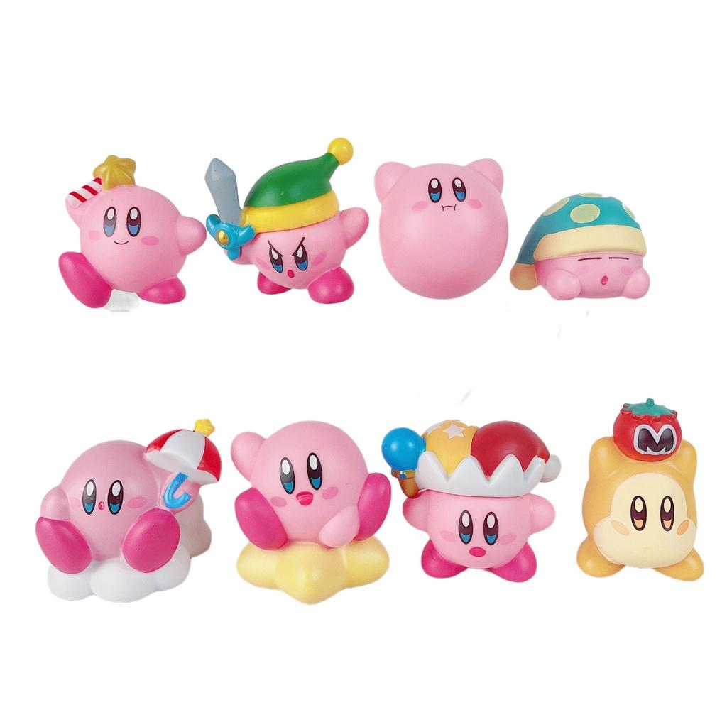 

Cute Kirby Pvc Figure Perfect Gift For Gamers And Anime Fans 5-7cm High Sword