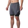 Męskie spodenki do biegania 2 w 1 z kieszeniami na ręcznik Szybkoschnące spodenki do ćwiczeń do treningu na siłowni