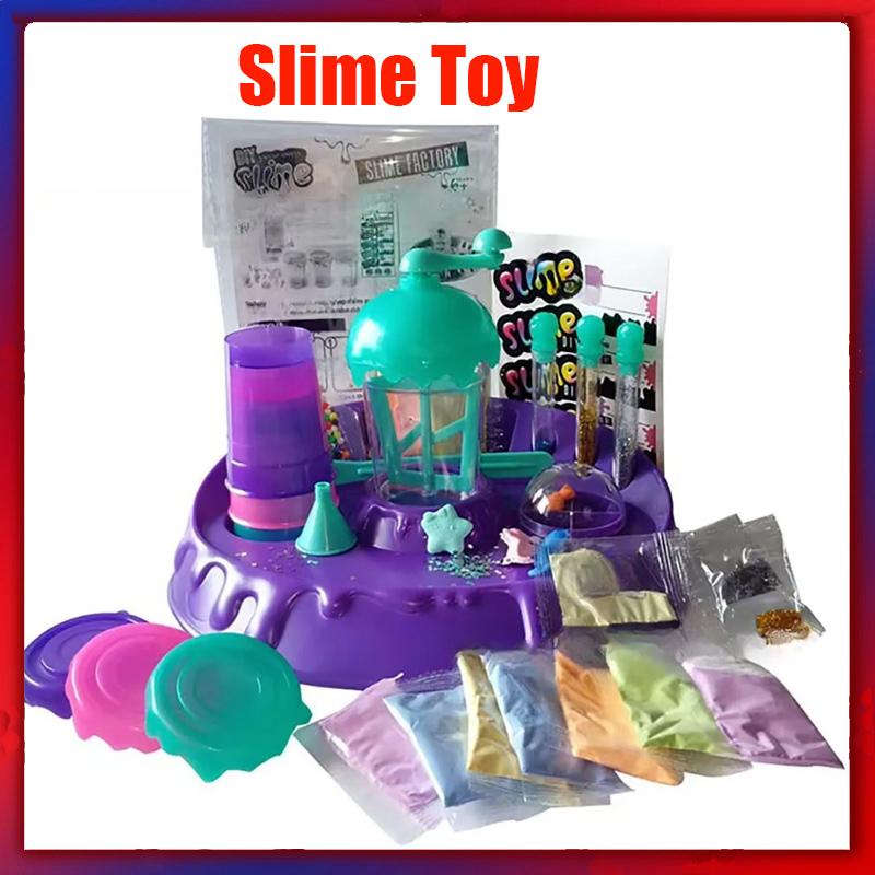 Diy Crystal Slime Kit For Kids - Novelty Joy Handmade Slime Making Set Powder Rubber Material Creative Art Activity For Children