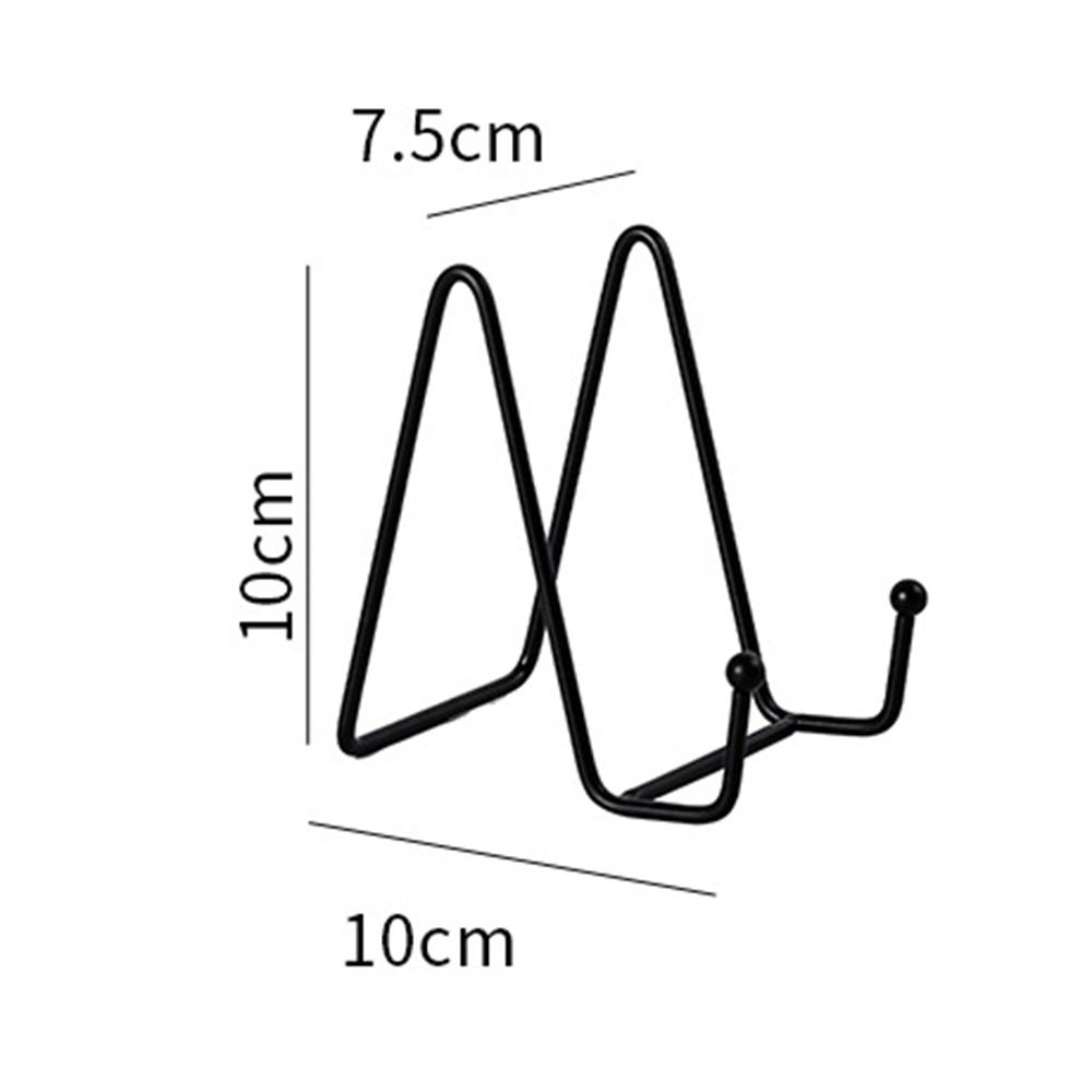 Picture Stands Holder Display Picture Easel Metal Plate Dish Tabletop Art Pictures Frame Photo Decorative Tabletop Art 1 Pc