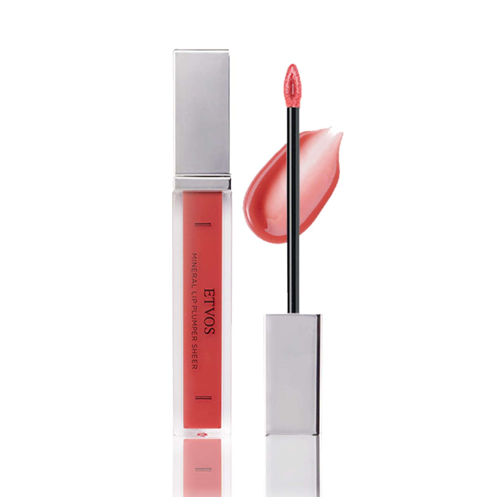 ETVOS Mineral Lip Plumper Sheer Orange 6.7g, Sheer, Soap-removable, #Candy