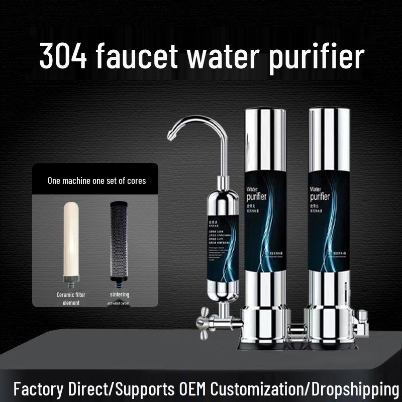 Stainless Steel Ultrafiltration Countertop Faucet Water Purifier & Descaler