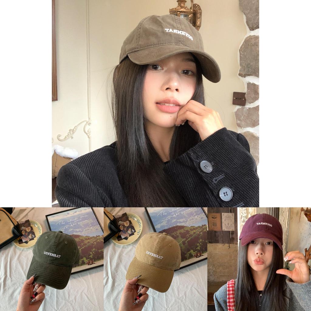 Retro Versatile Embroidered Baseball Hat Comfortable Relaxed Style For Everyday Use