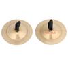GLOGLOW 1 Pair Finger Cymbals, Musical Instruments, Rhythm Maker, Belly Dance Finger Cymbals, Brass, Jill, Dancer, Evening Party